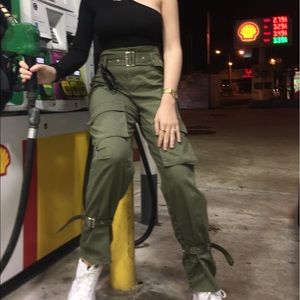 Green pants